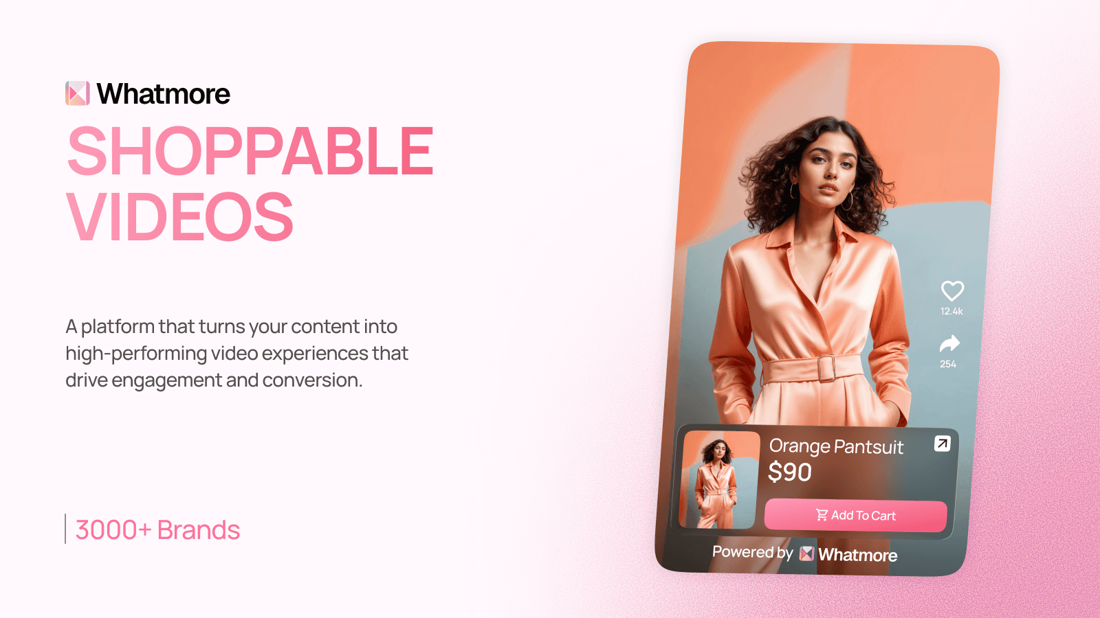 Best shoppable video app trusted by 3000+ Shopify merchants