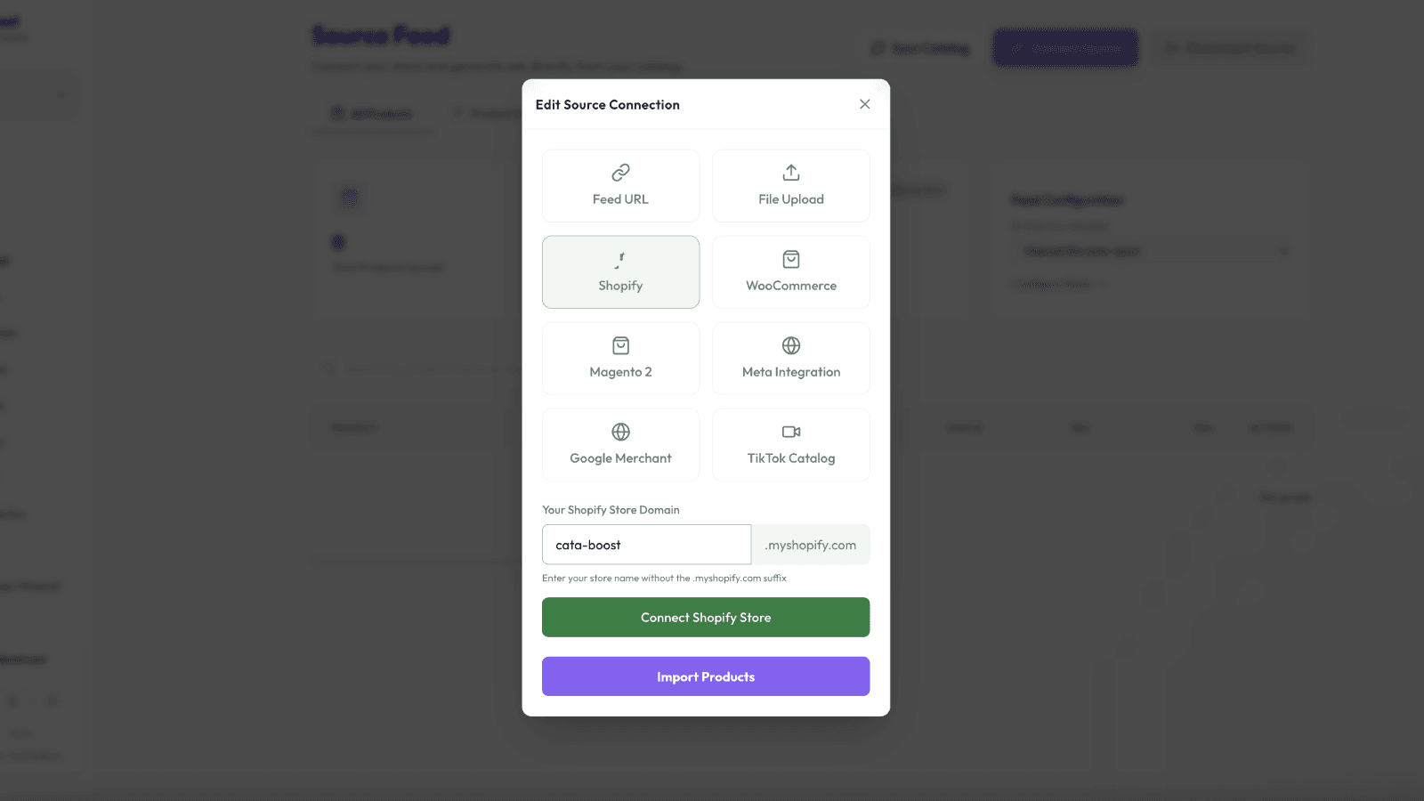 Shopify source