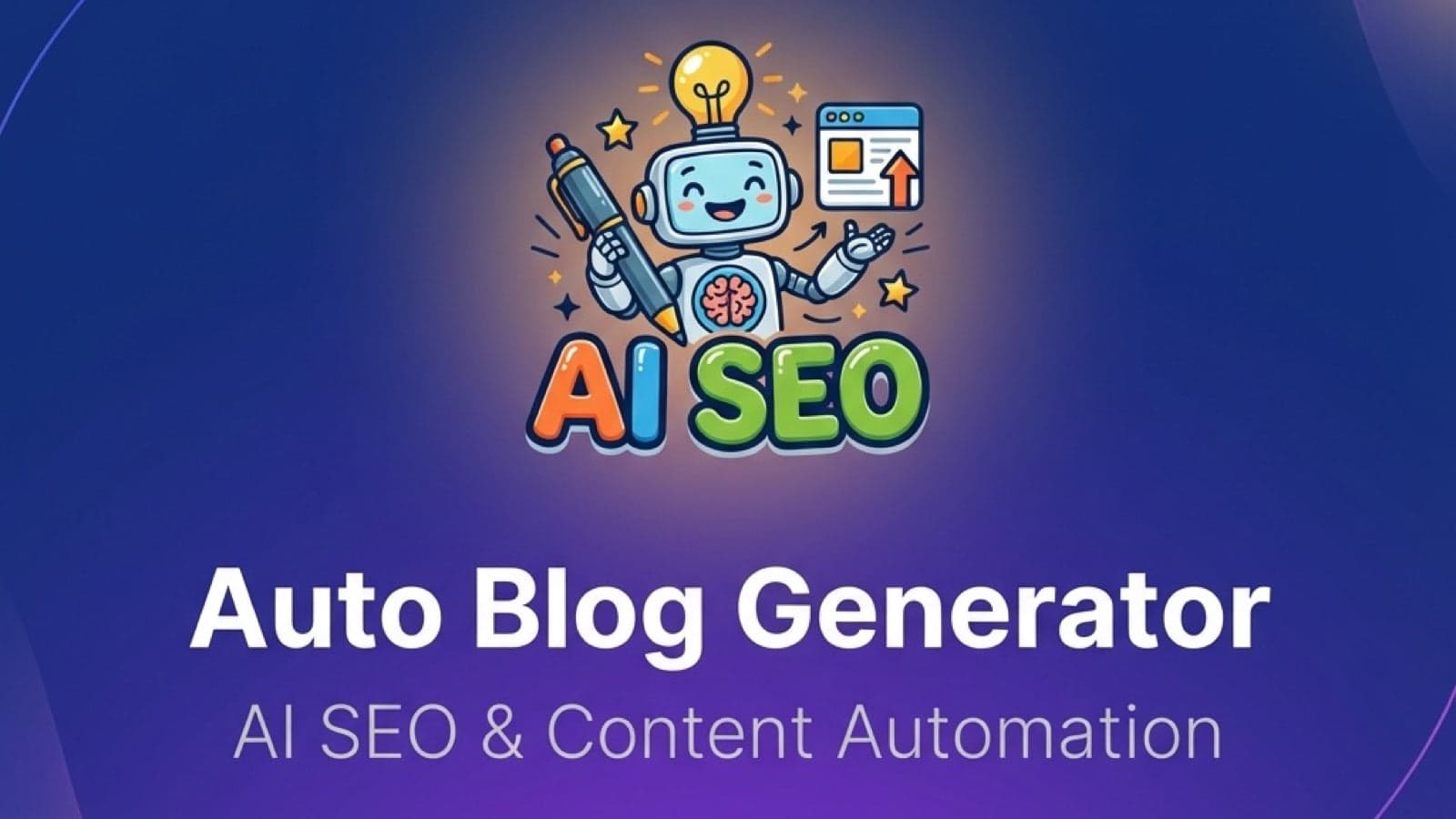 AI-powered blog generator interface showing SEO optimization
