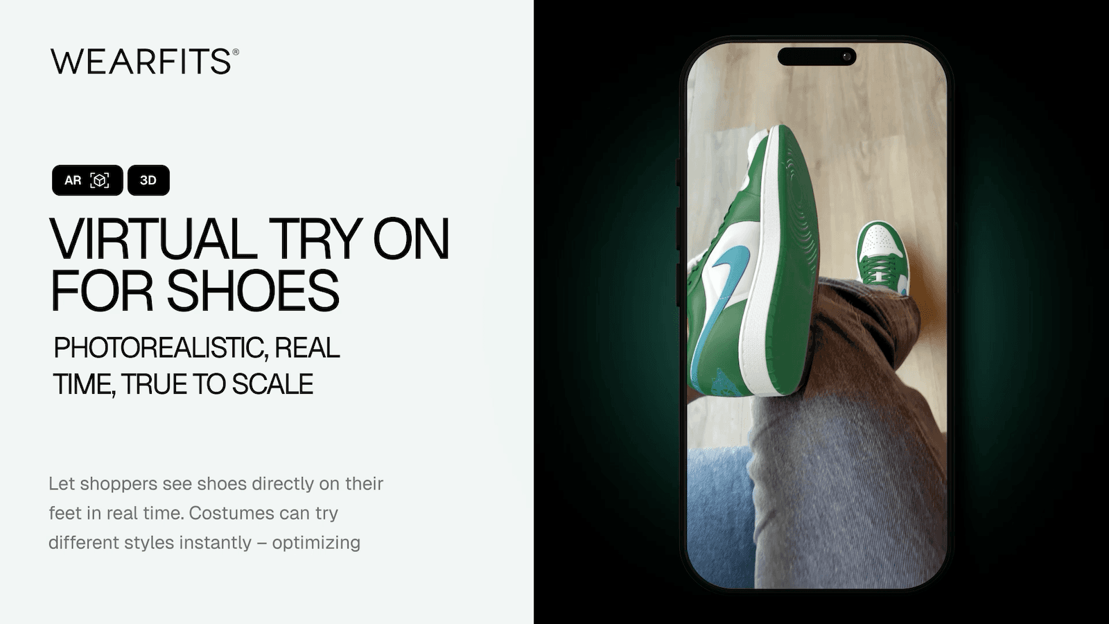 Virtual shoes tryon