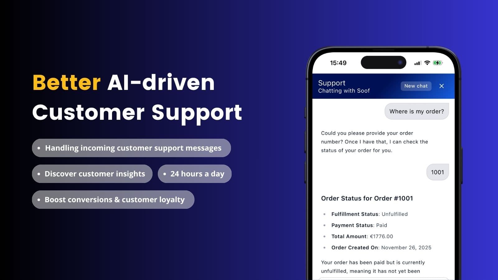 Laintern: Leading AI Chatbot. Customer Support Chat & Upsell