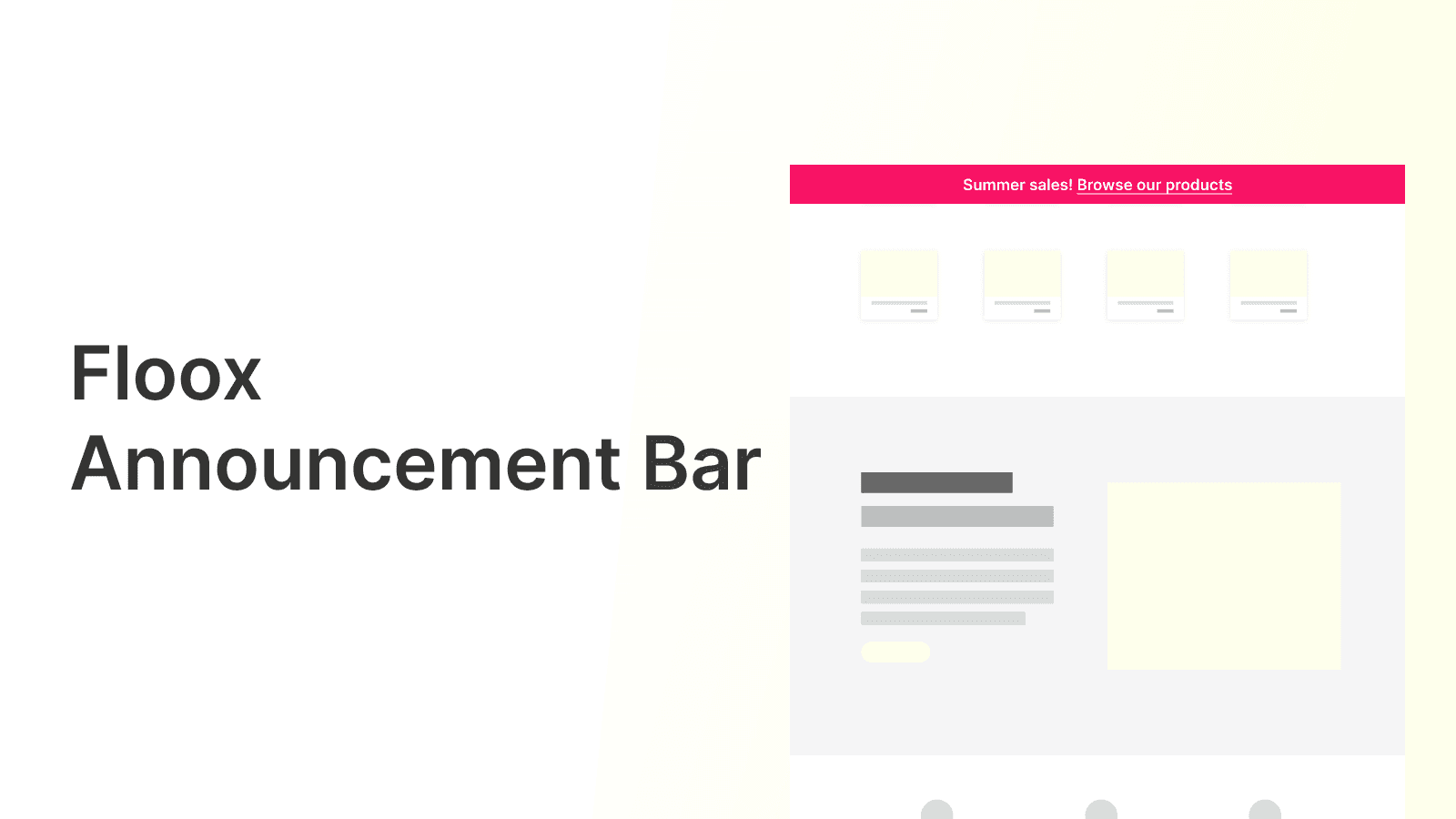 Announcement Bar for Shopify featured image