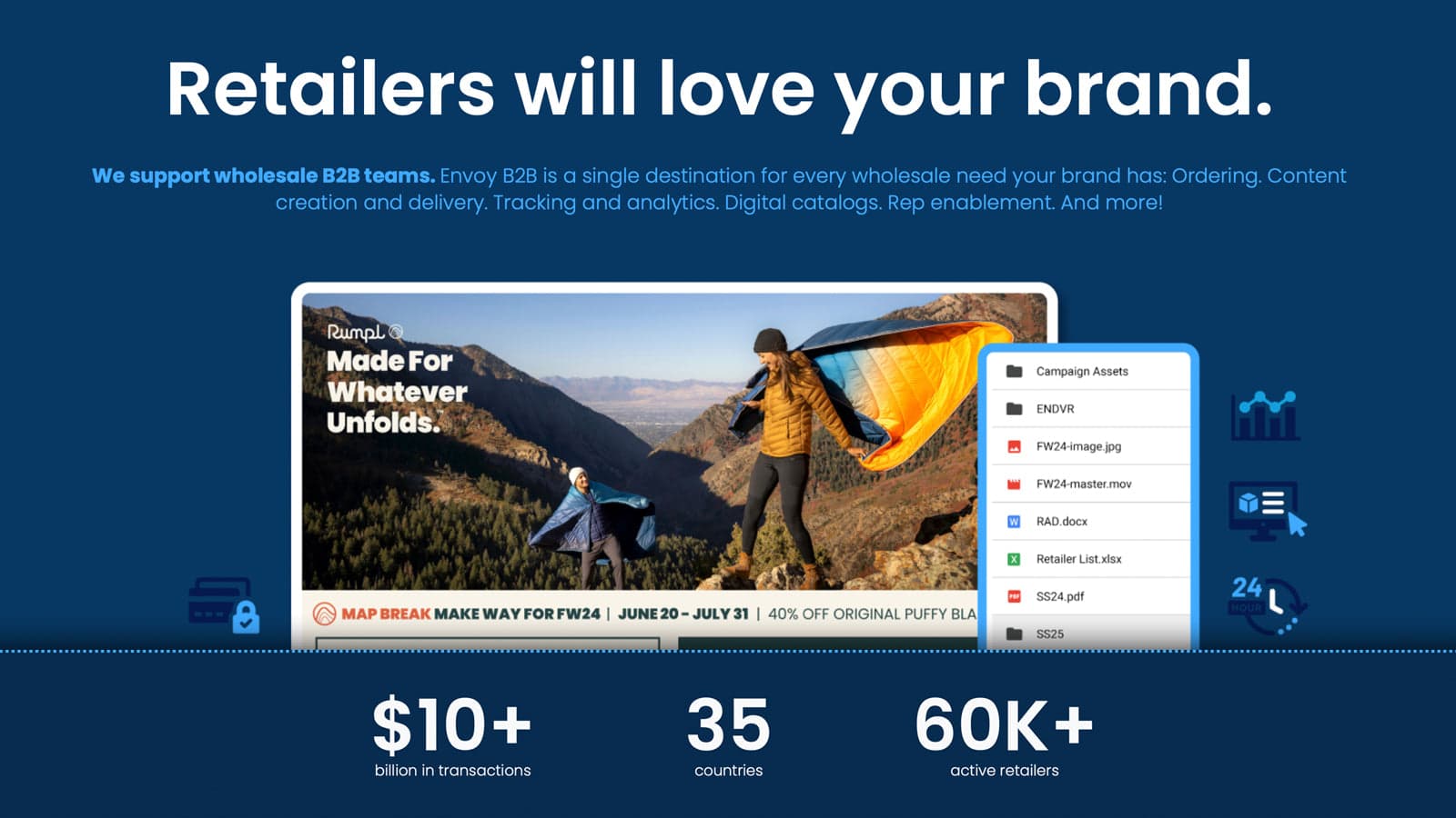 Retailers will love your brand.