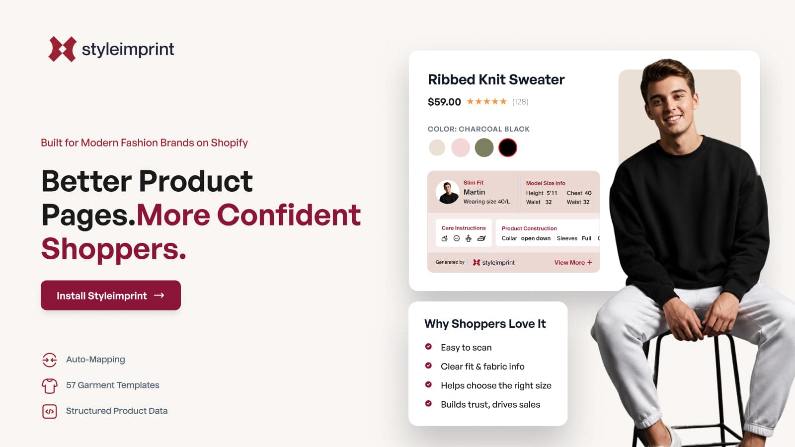 Better product pages, more confident shoppers