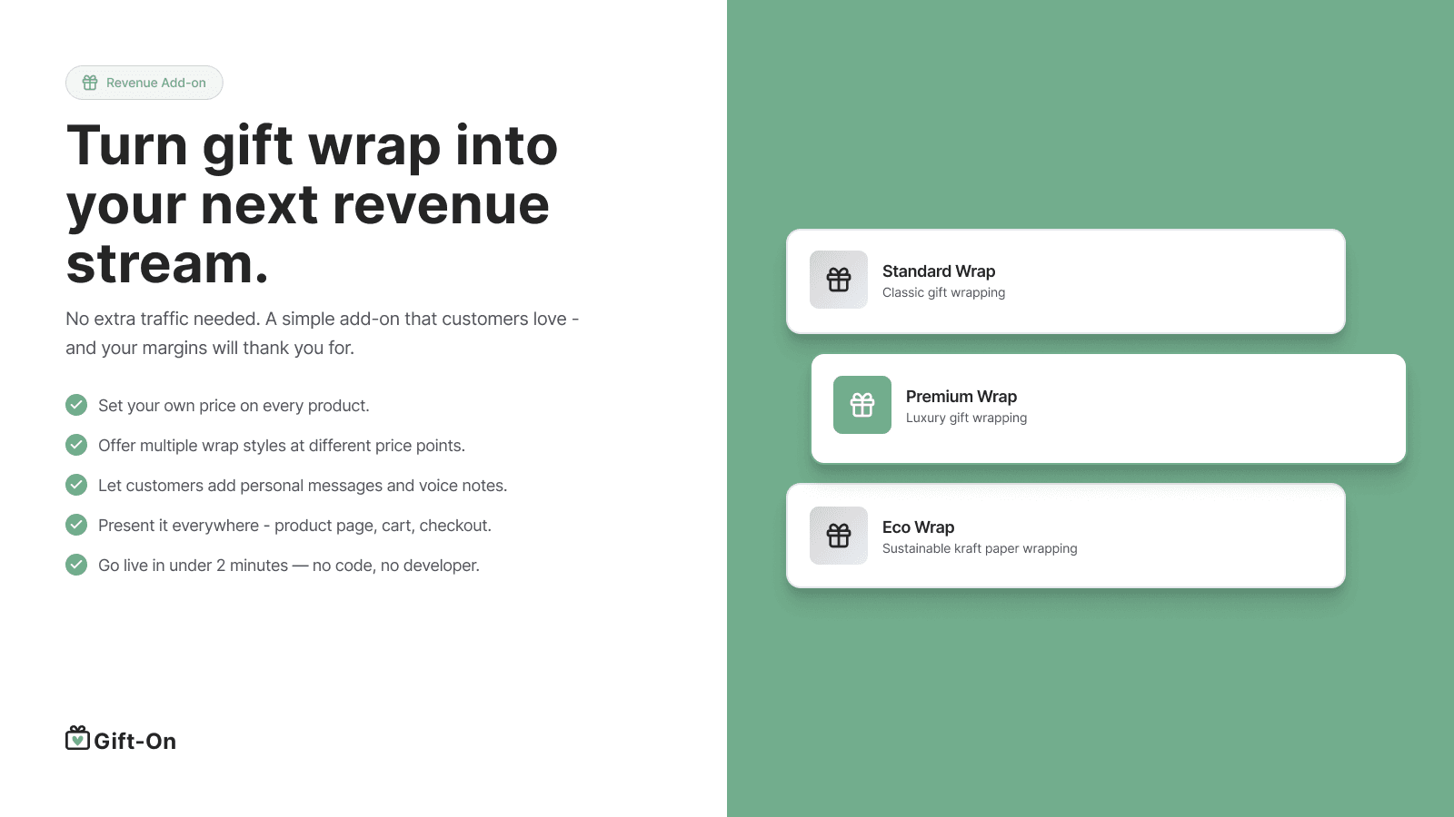 Turn gift wrap into your next revenue stream.