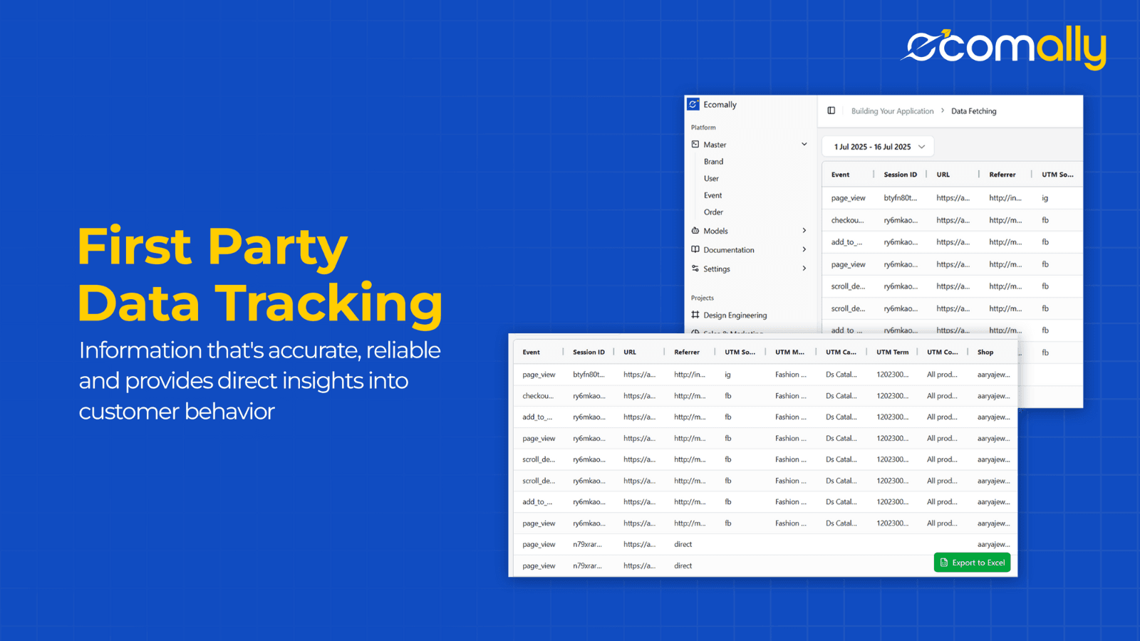 First Party Data Tracking