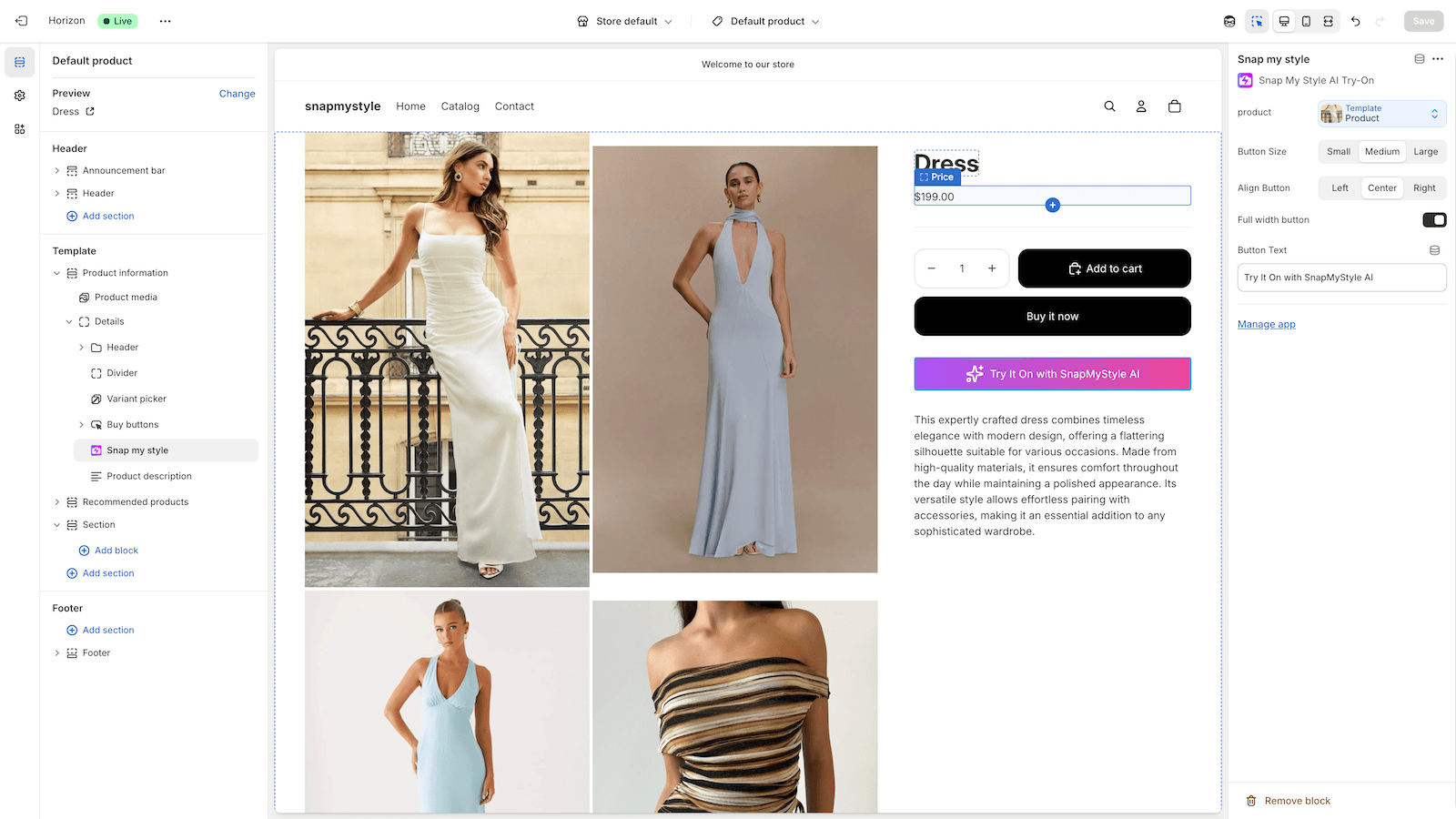 Seamless integration with your theme