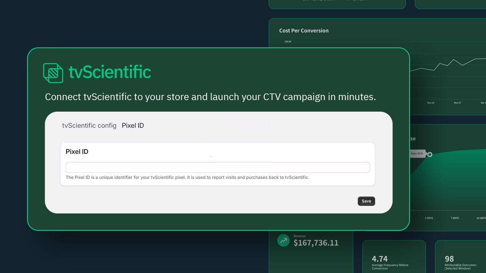 tvScientific integration with Shopify store