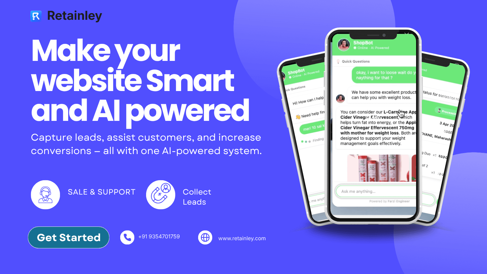 Turn browsers into buyers with an AI assistant that knows your s