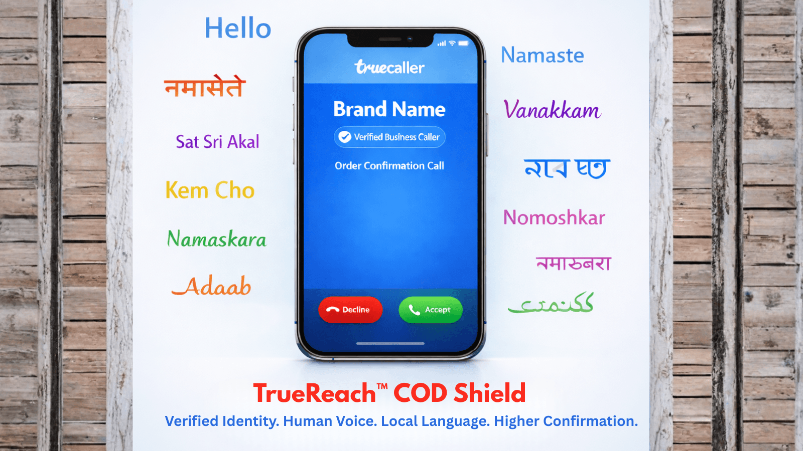 Advanced COD Verification System in Indian Languages