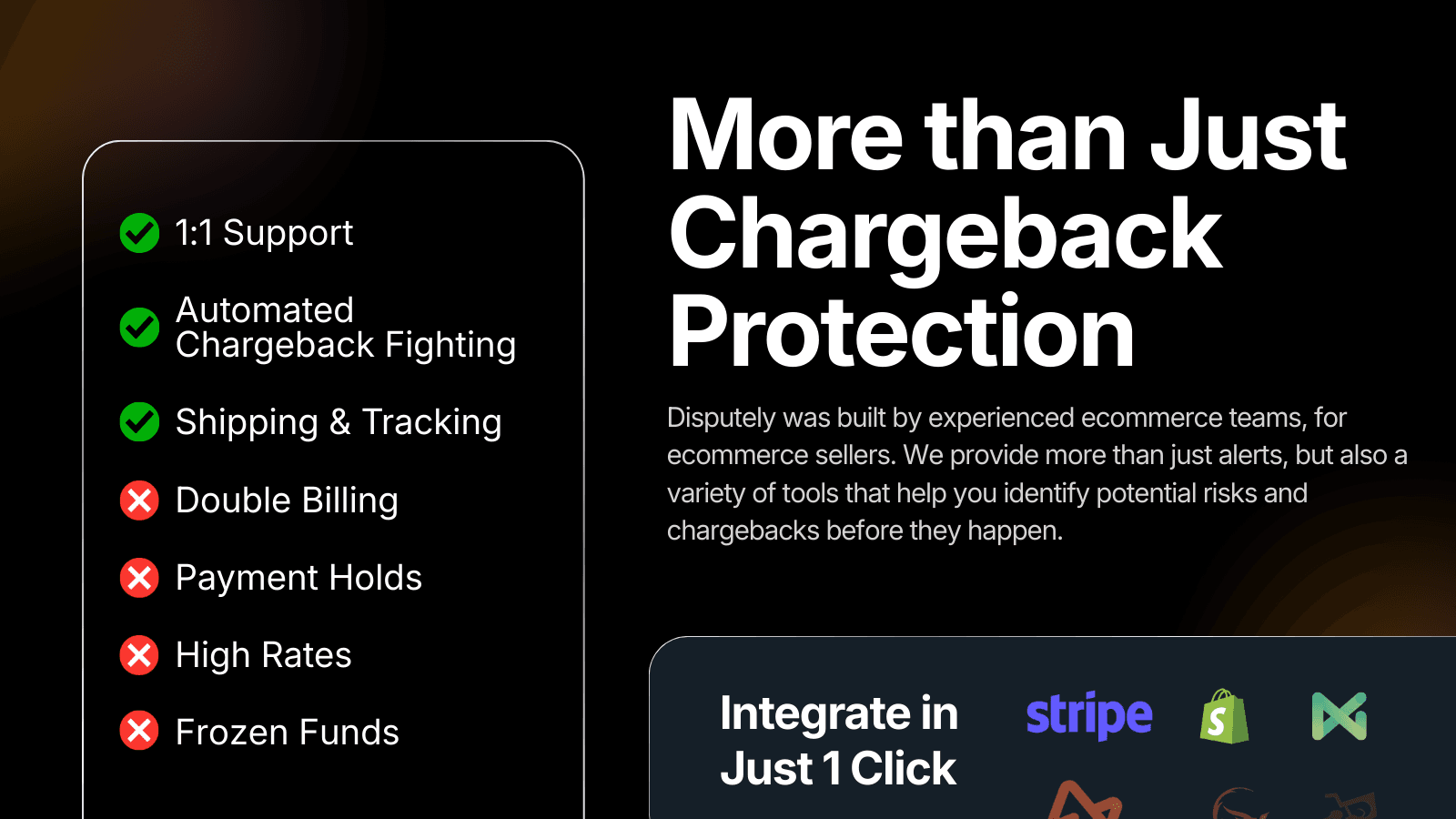More than just just Chargeback Protection