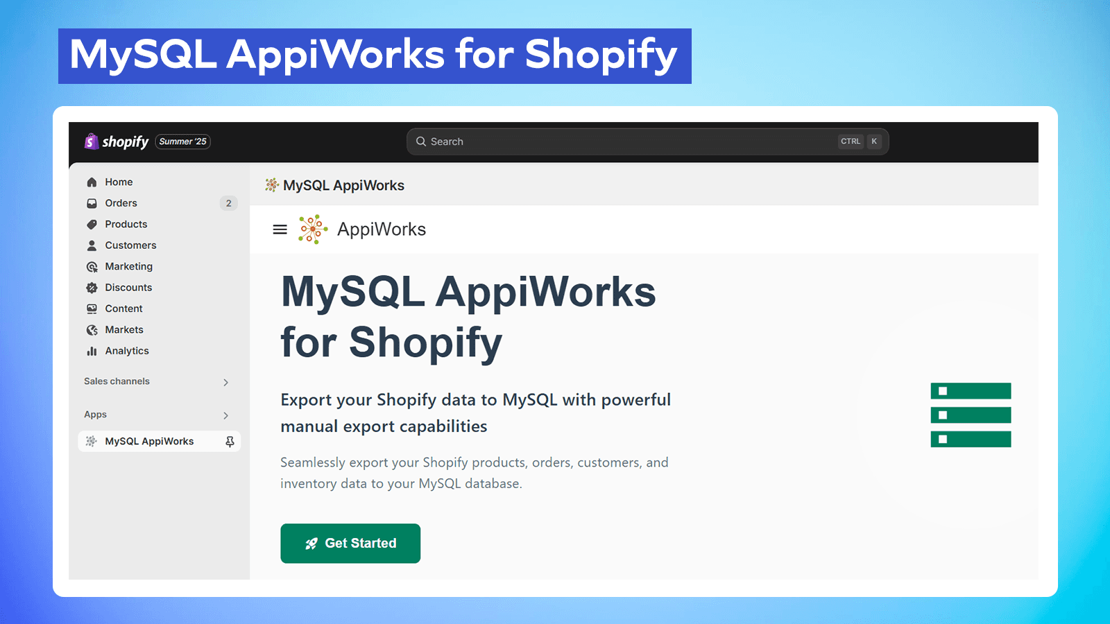 MySQL AppiWorks - Home Page
