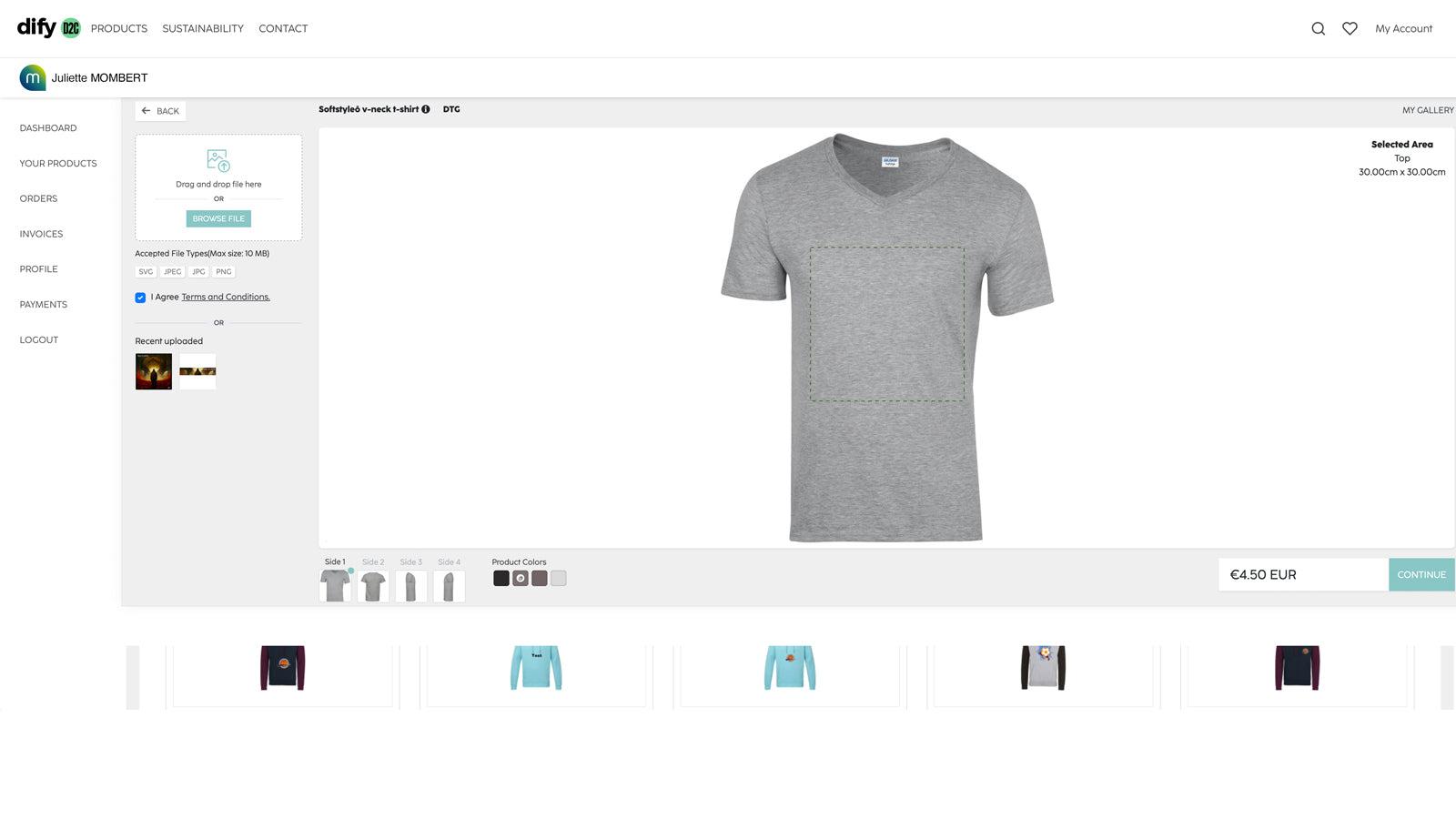 Create and sell your own custom merchandise on demand