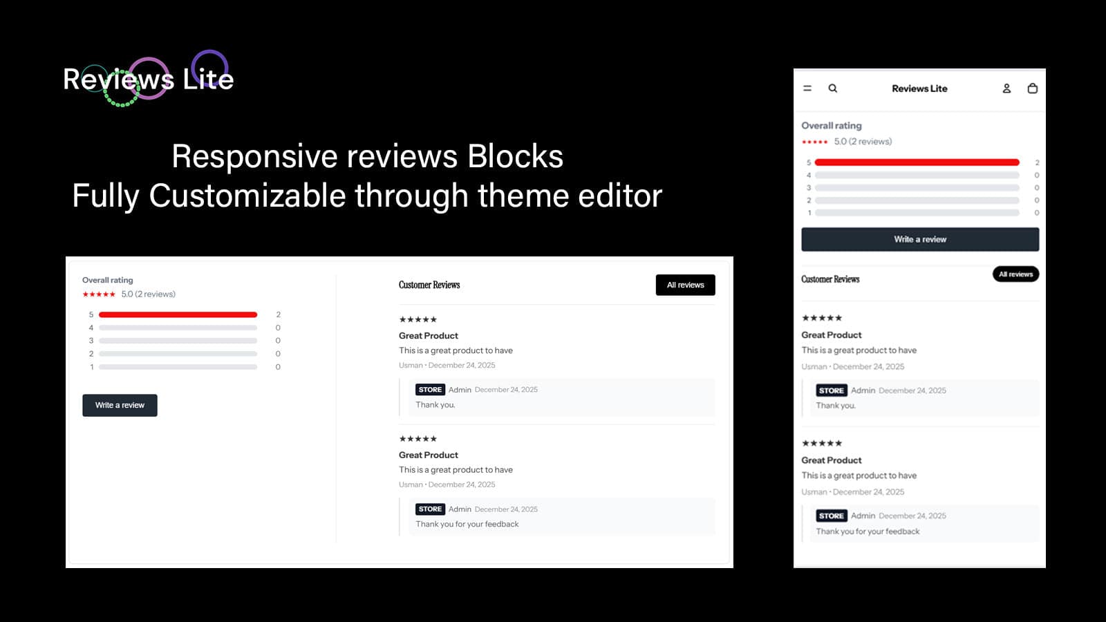 Shopify Reviews app