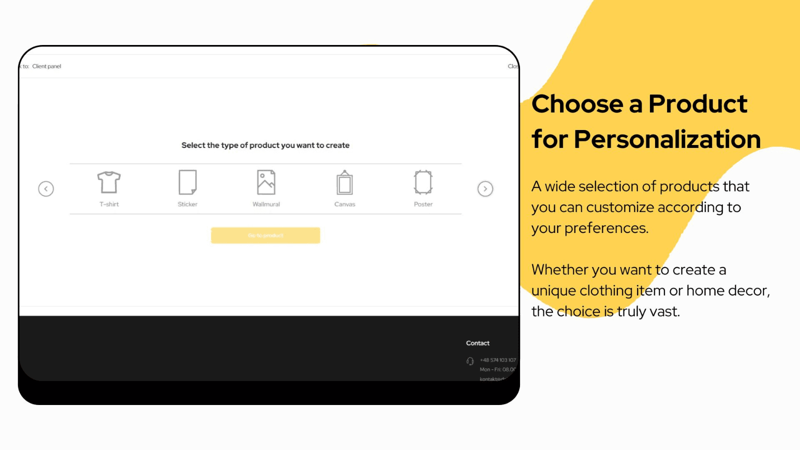 Choose your product type