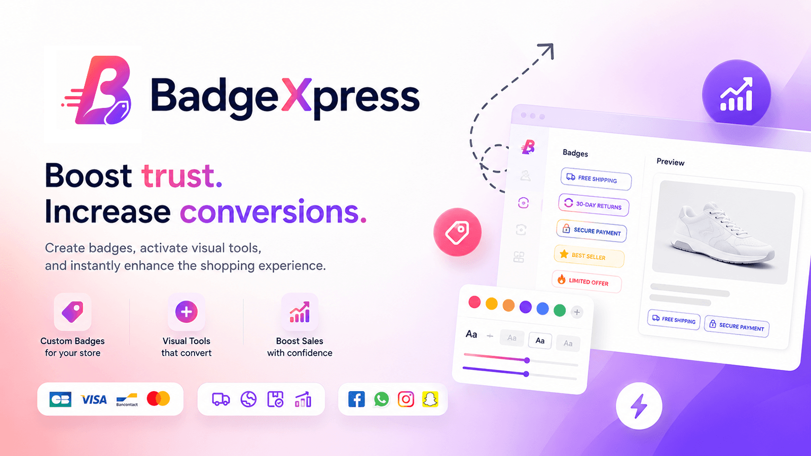 Badges that build trust and boost conversions