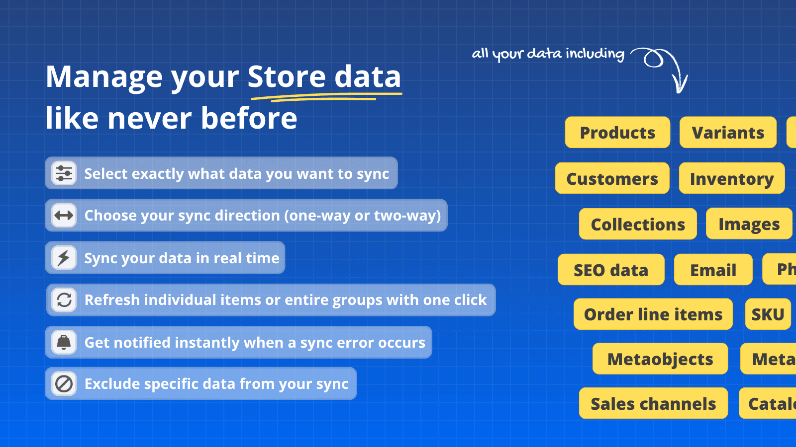 Manage your Shopify data from Airtable thanks to our integration