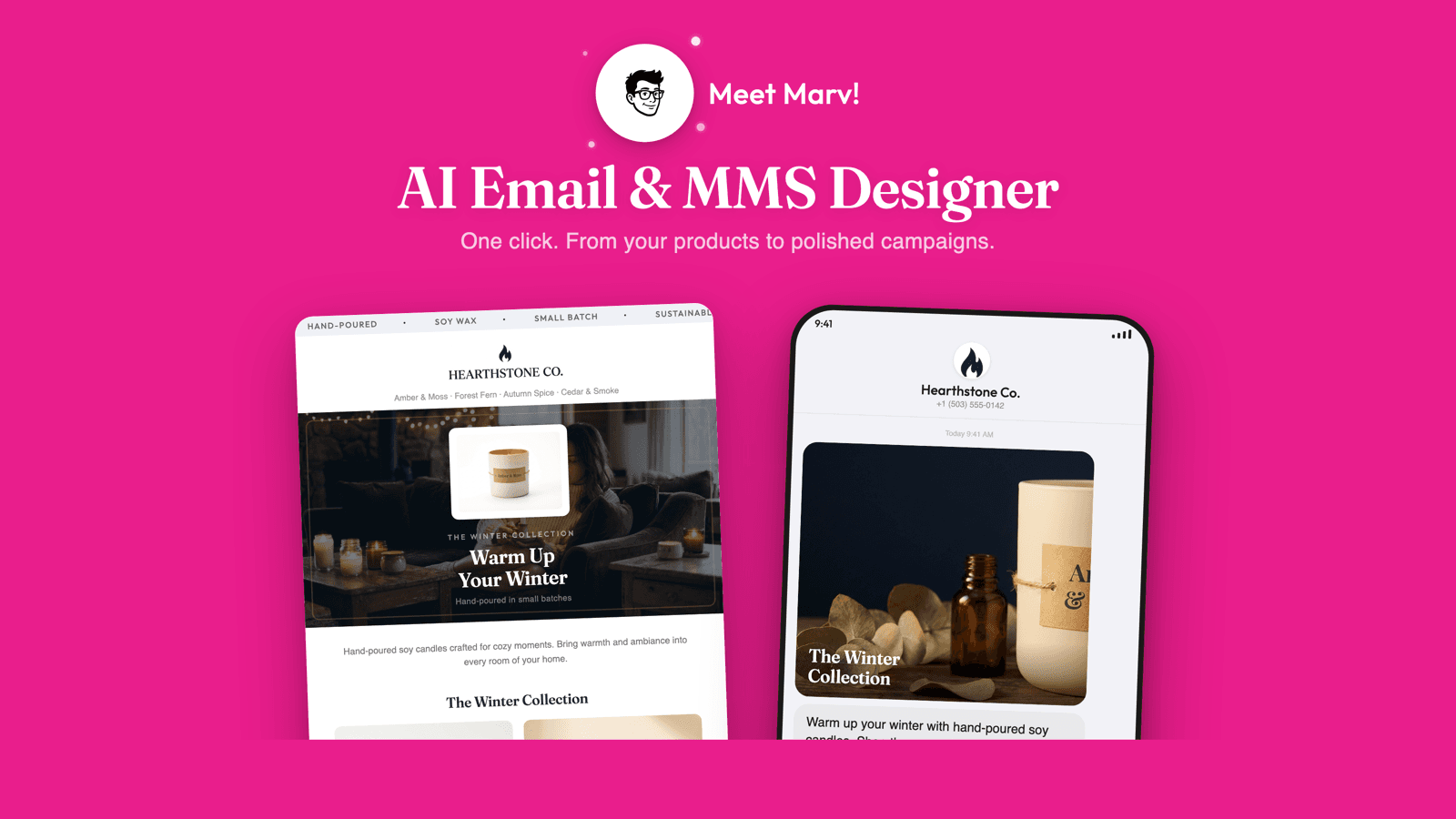 Meet Marv: AI Email & MMS Designer for Shopify stores