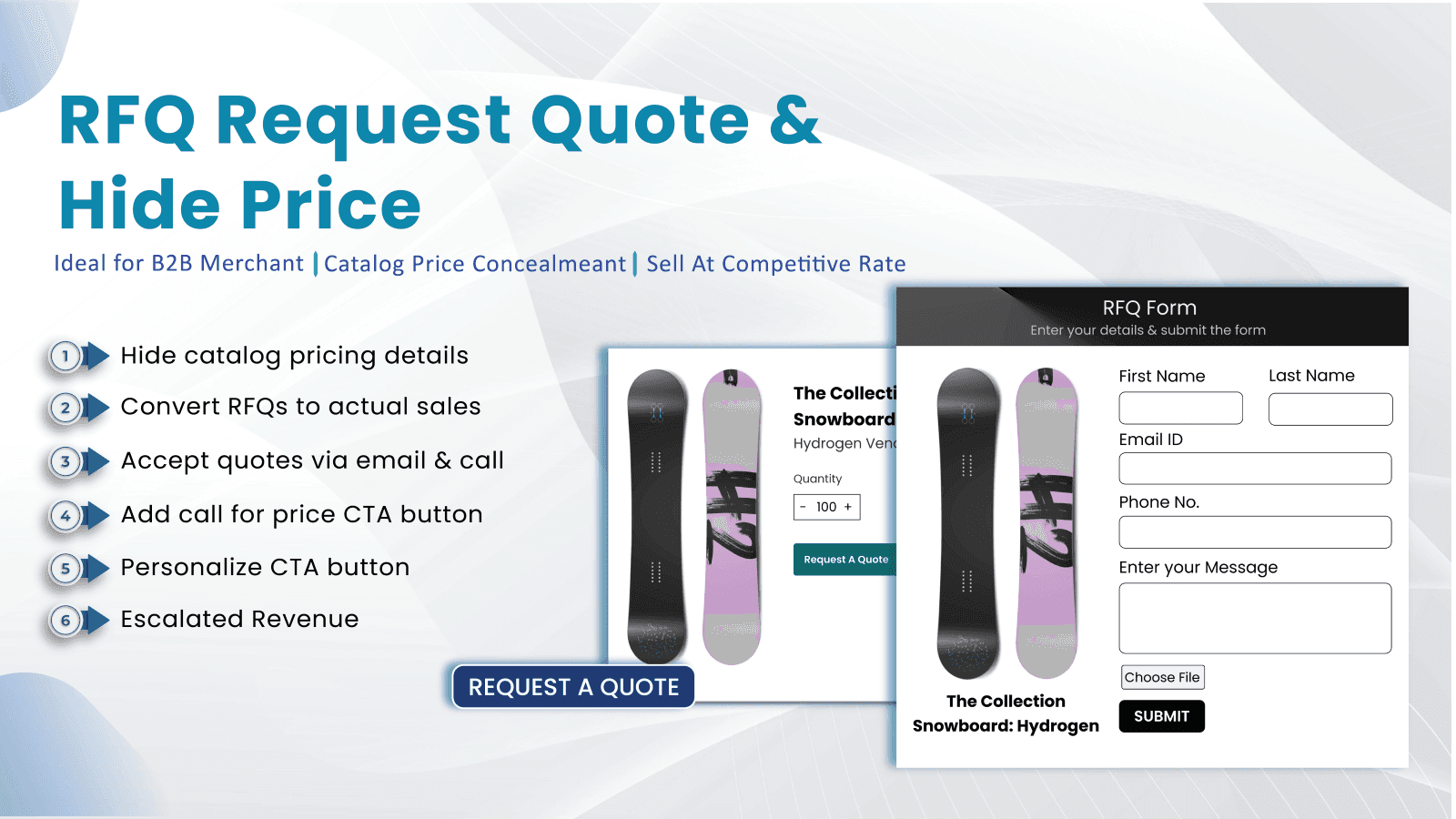 Magecomp - RFQ Request Quote & Hide Price Shopify App