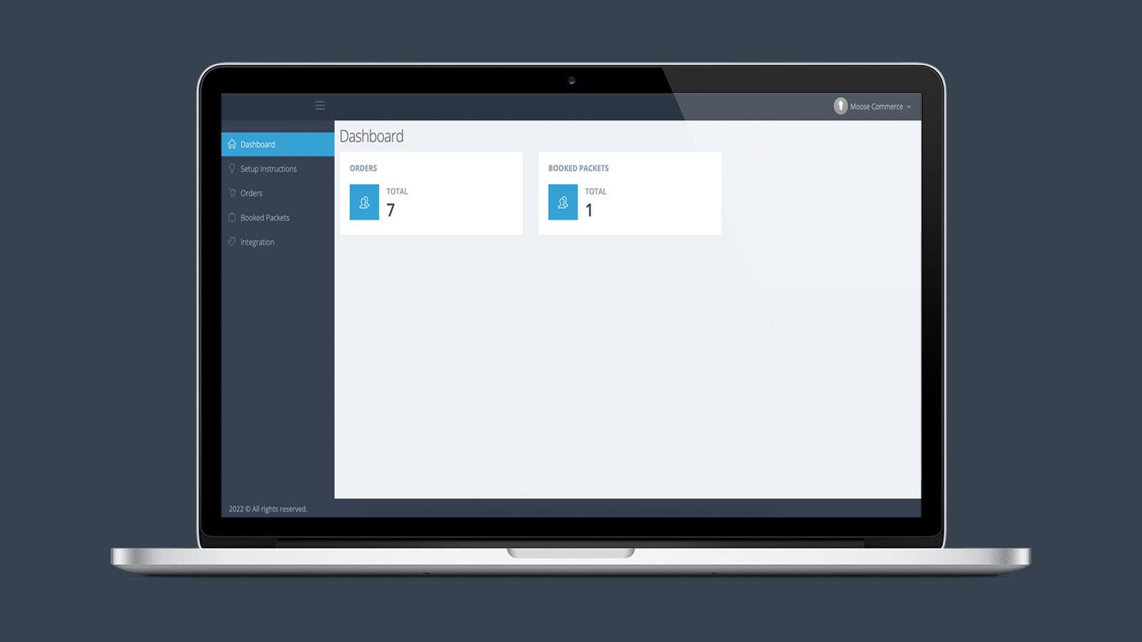 World commerce courier integration for parcel bookings