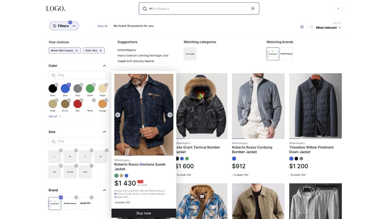 Hybrid AI Search understands that I'm a beginner (marked in red)