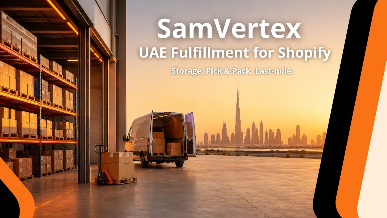 SamVertex UAE warehouse and last-mile delivery fleet