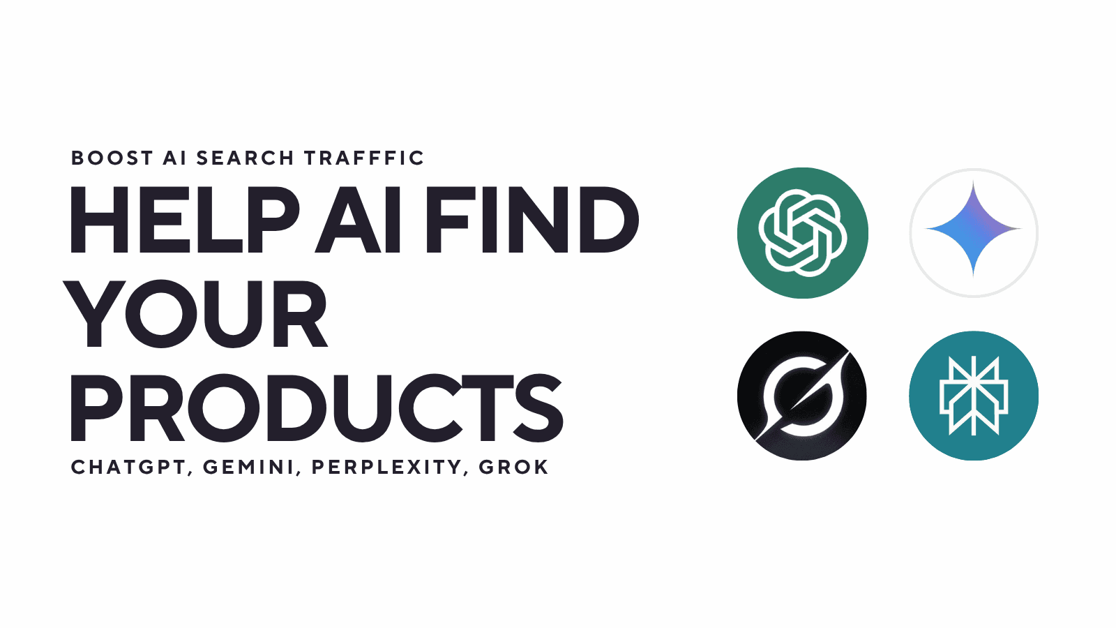 Help AI find your products on all AI-tools