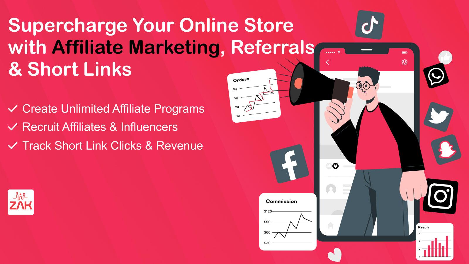 Zak Affiliate Marketing and short link