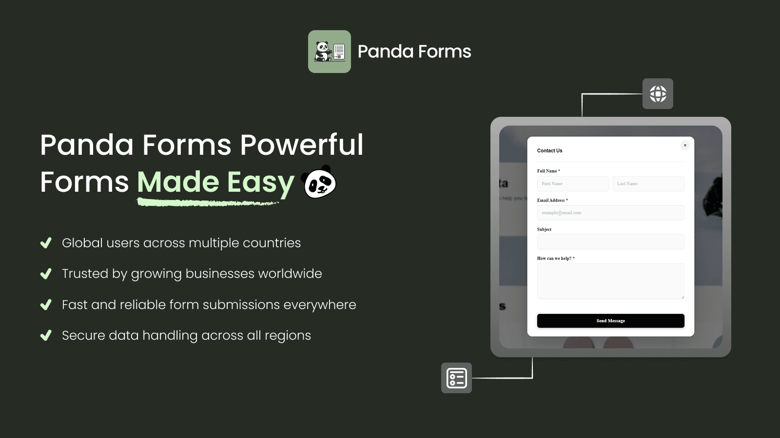 Panda Contact form Builder