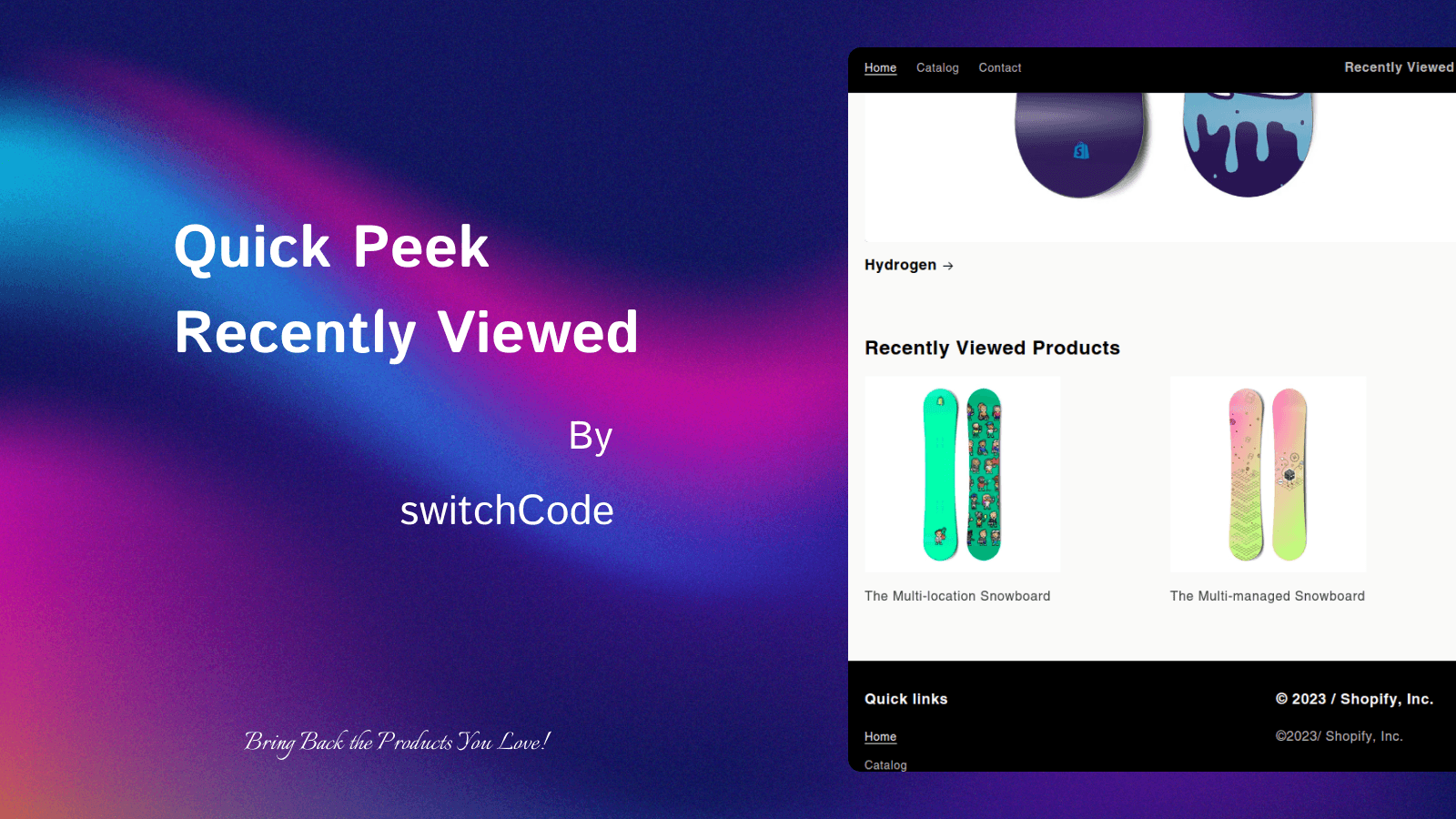 Recently Viewed Products