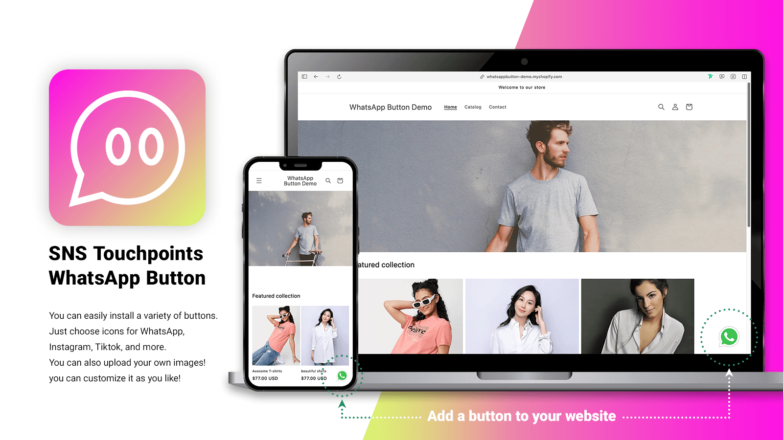 Obakec ‑ WhatsApp Button