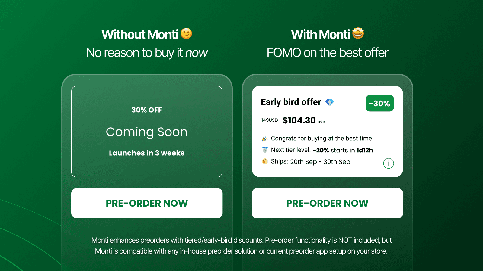 Monti app main feature presentation