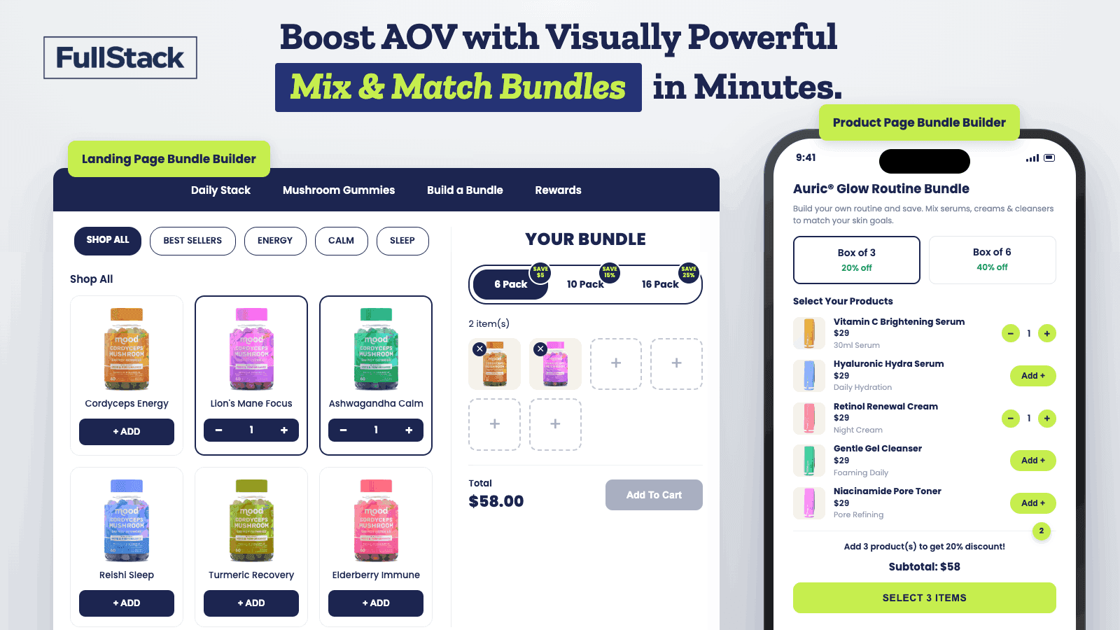 Bundle Builder Features