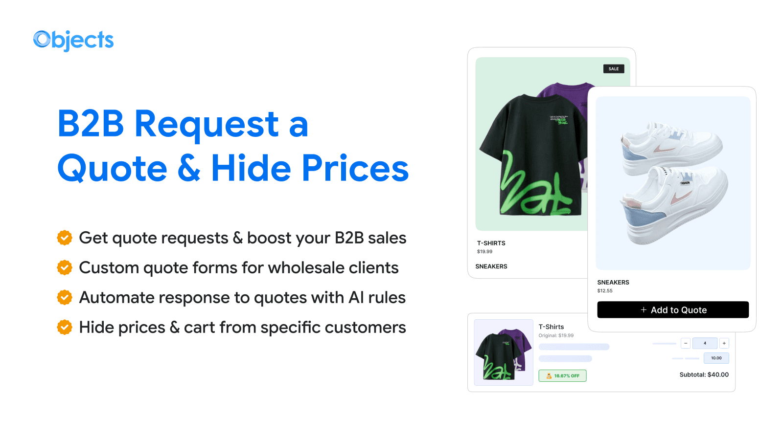 The best Request a Quick Quote RFQ & Hide Prices App for Shopify