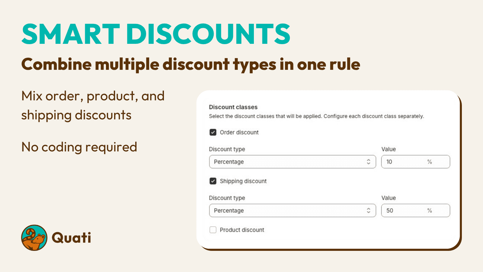 SMART DISCOUNTS. Incentivize cost-efficient payment methods