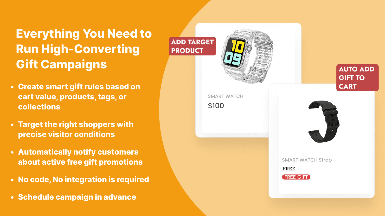 GIFTPRO Auto Add to Cart FREE Gift Free Gift with purchase