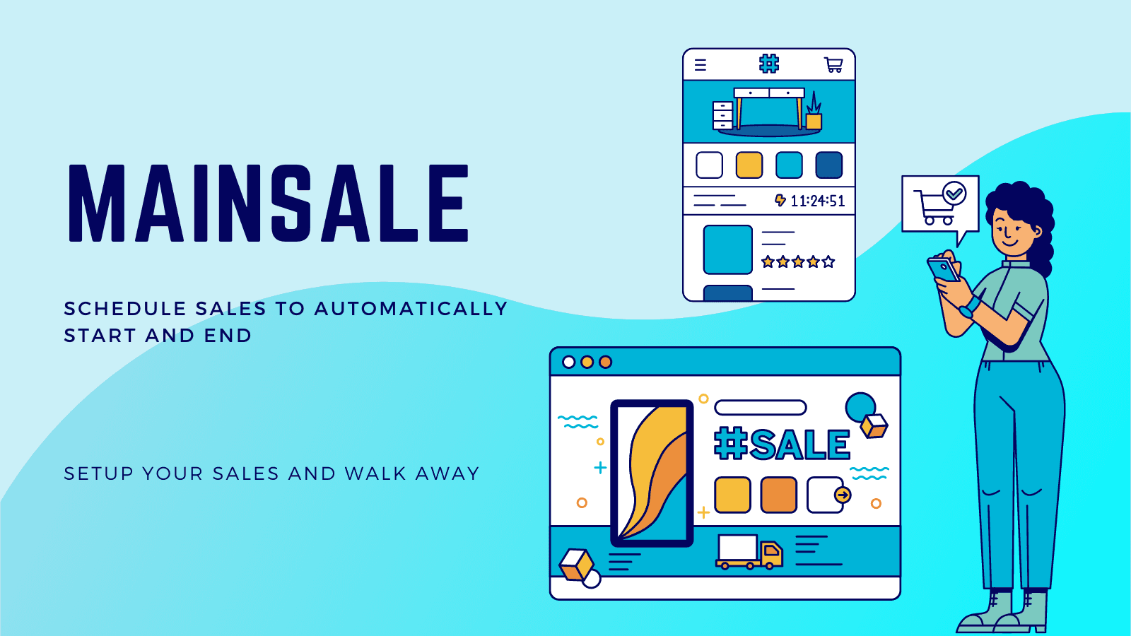 Mainsale - Schedule your sales to start and end automatically