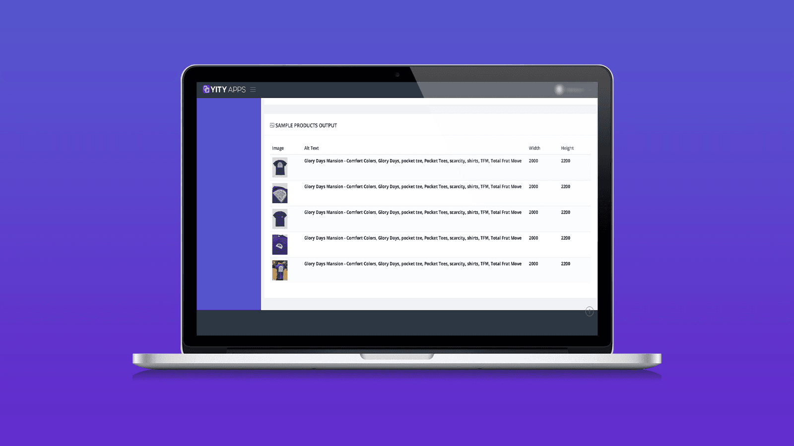 Optimize product image alt texts with ease
