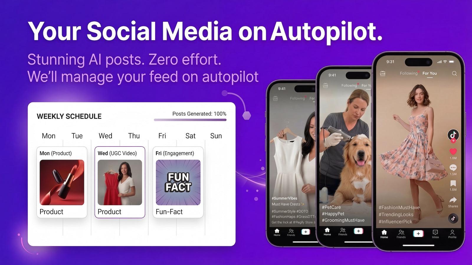 Your social media on autopiliot