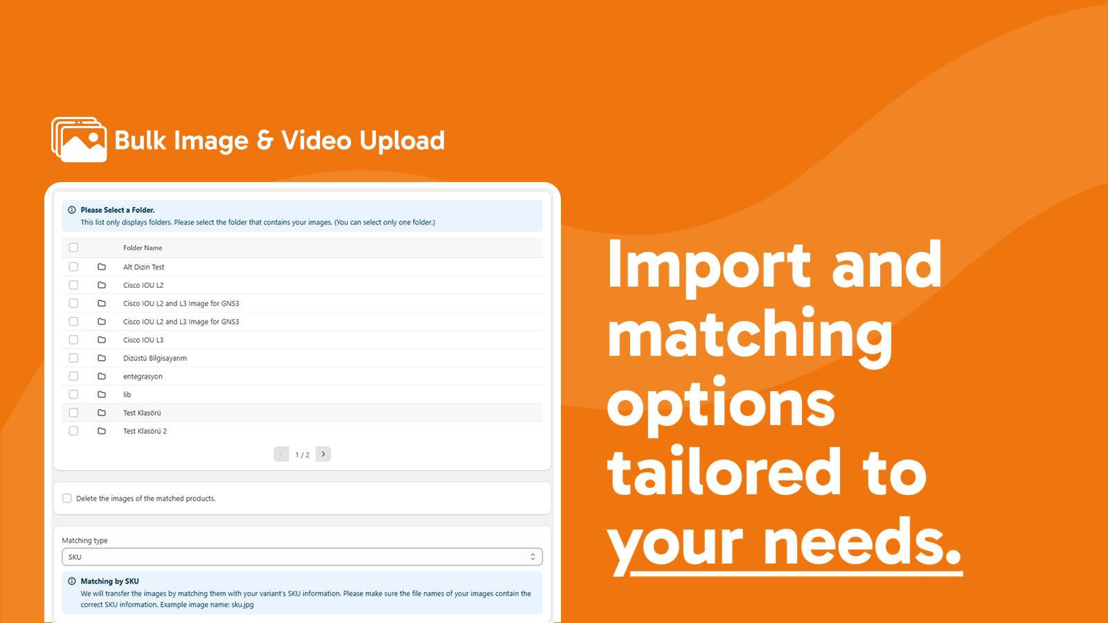 Upload bulk images and bulk videos to Shopify from Google Drive