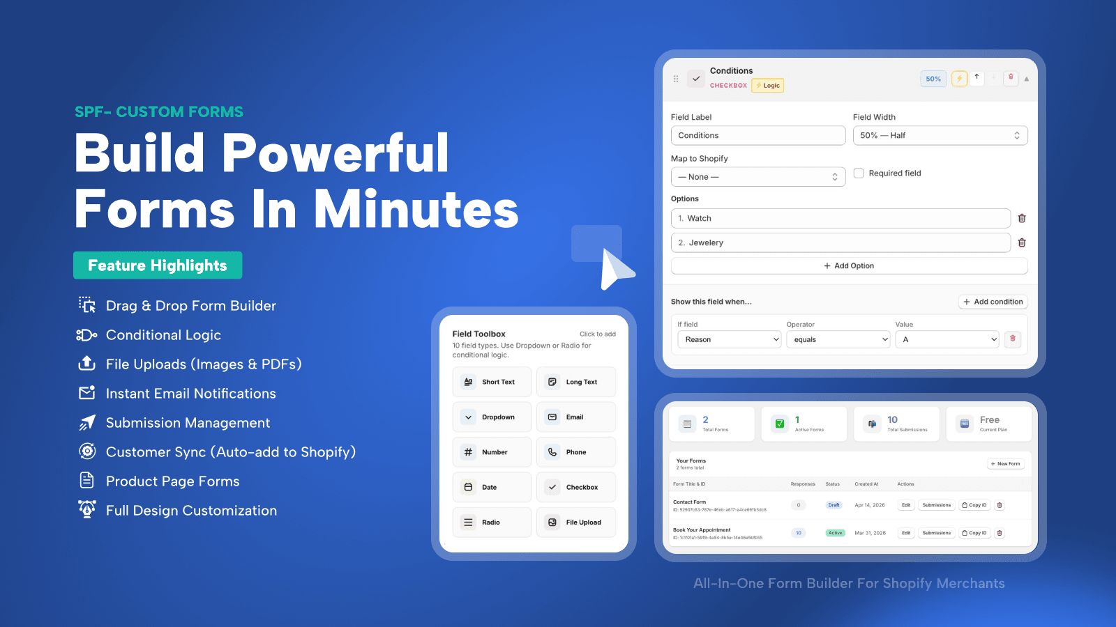 Build Powerful Forms in Minutes