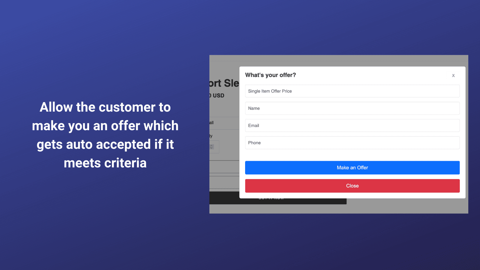 Bargain – Make an Offer App