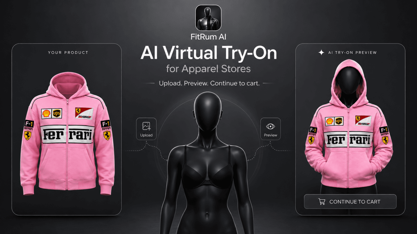 AI virtual try-on app for apparel stores