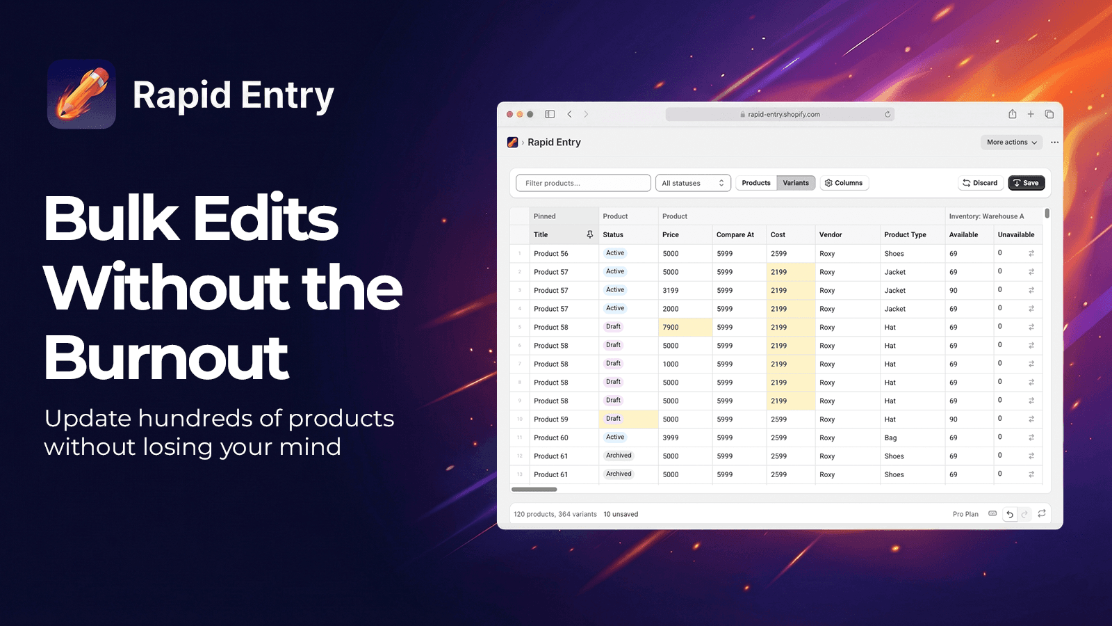 Rapid Entry - Bulk Edits Without the Burnout