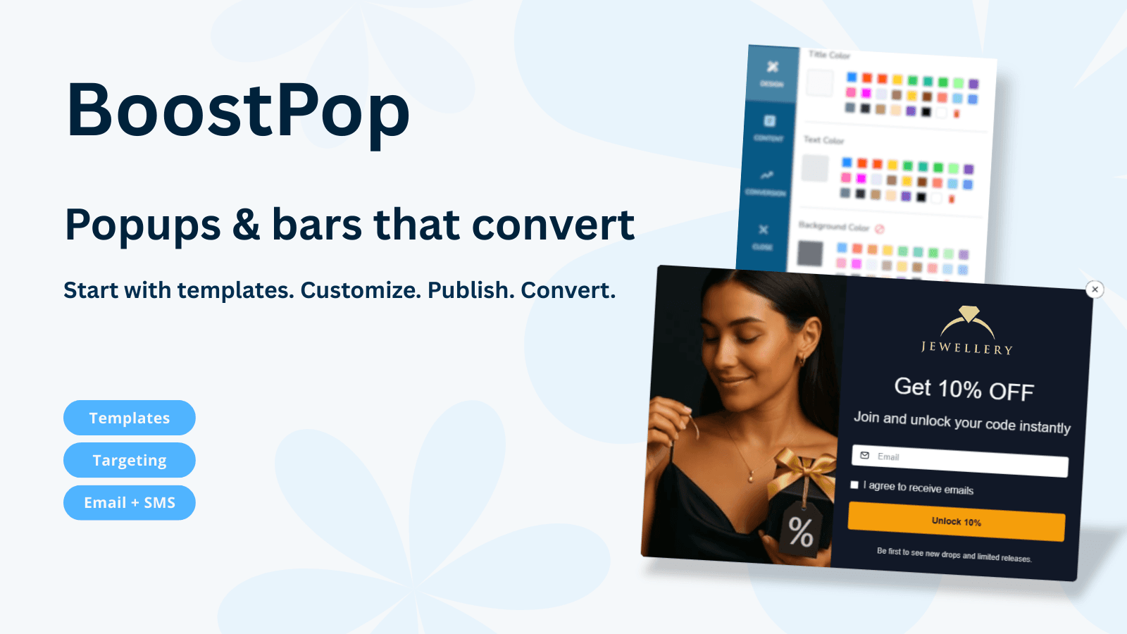 BoostPop popups, Wheel of Fortune, and product recommendations