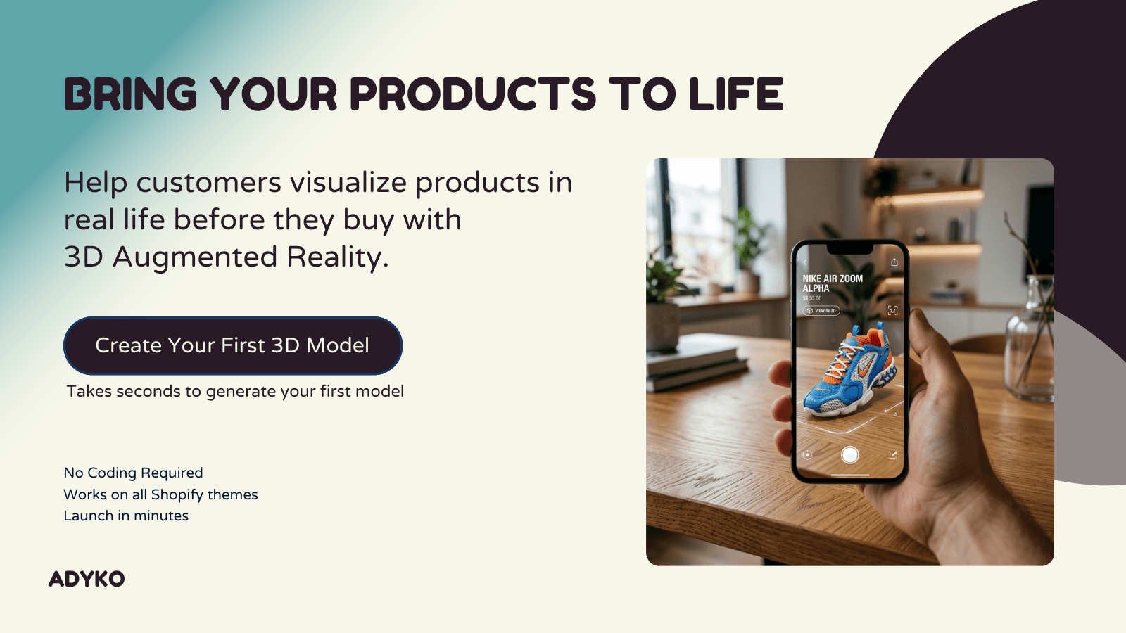 Help customers visualize products in real life before they buy