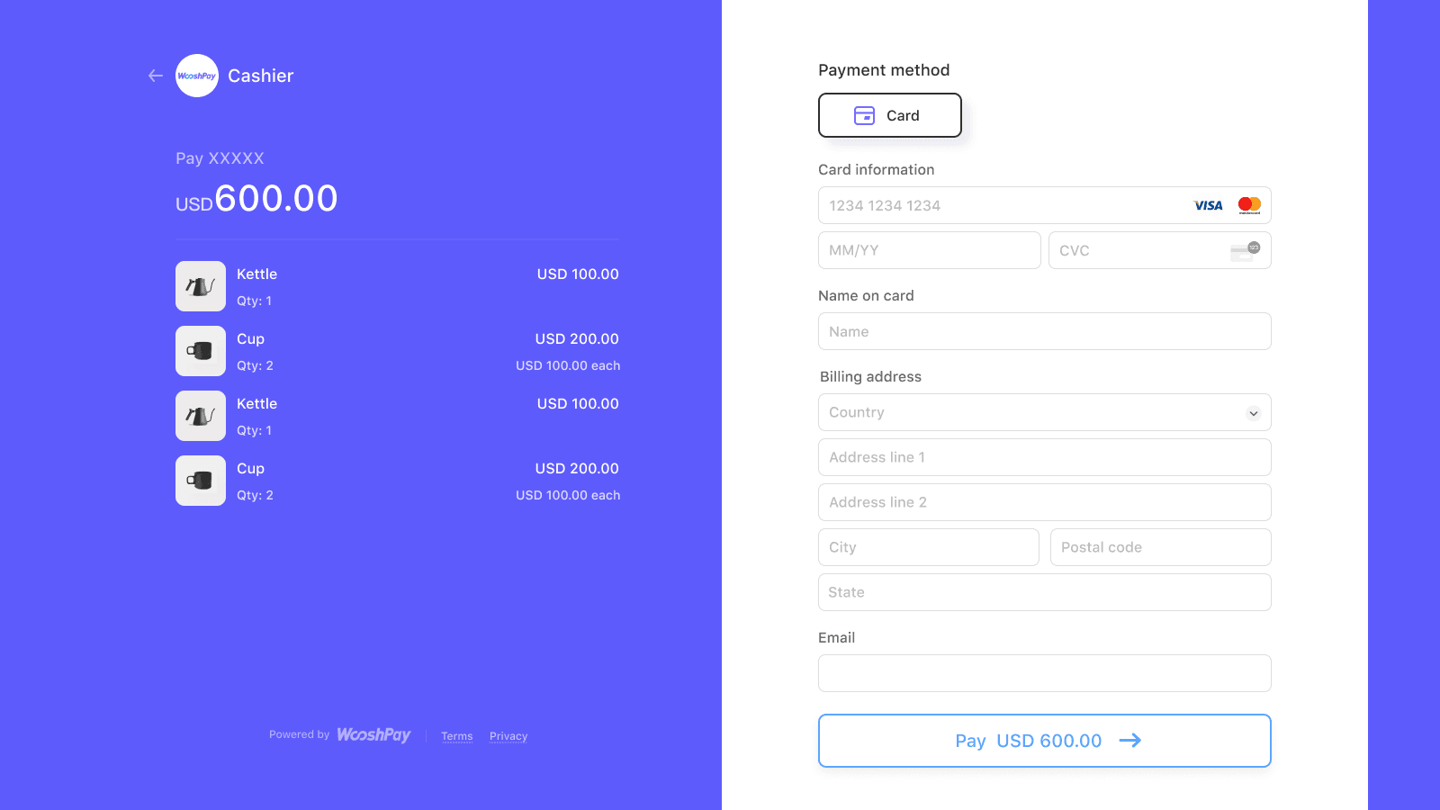 A complete online payment solution for merchants