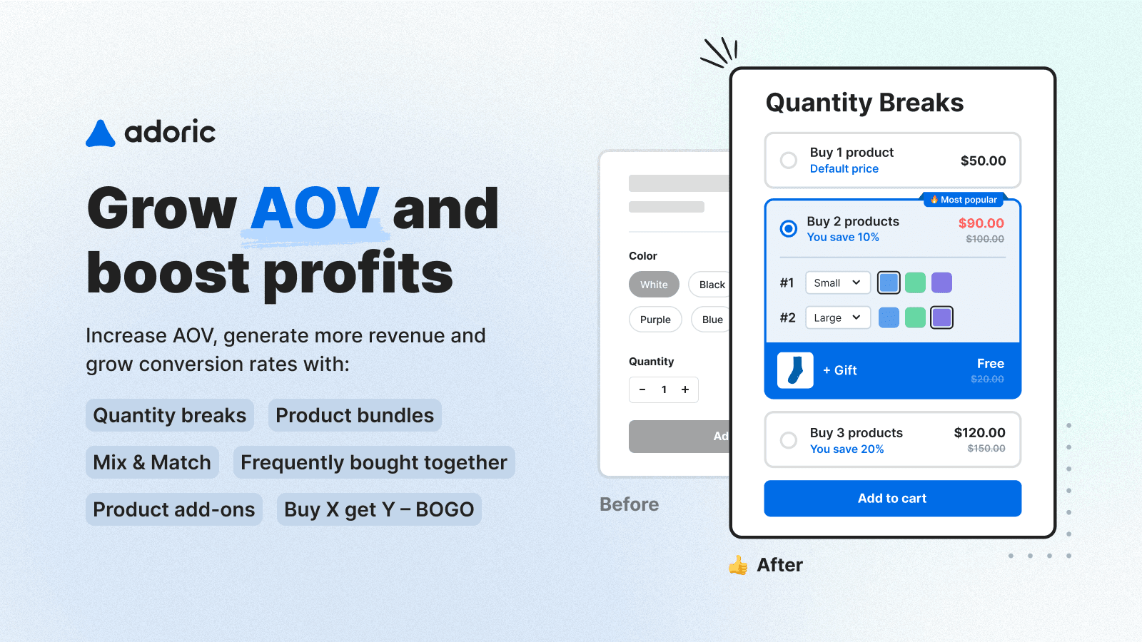 Grow AOV and boost profits