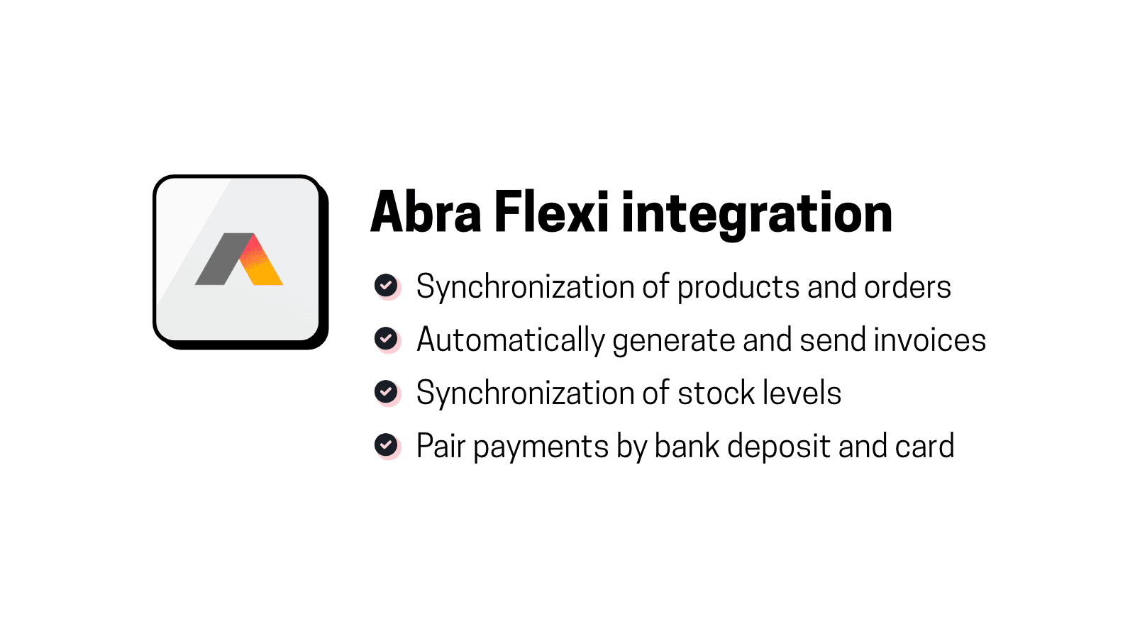 Shopify Abra Flexi integration