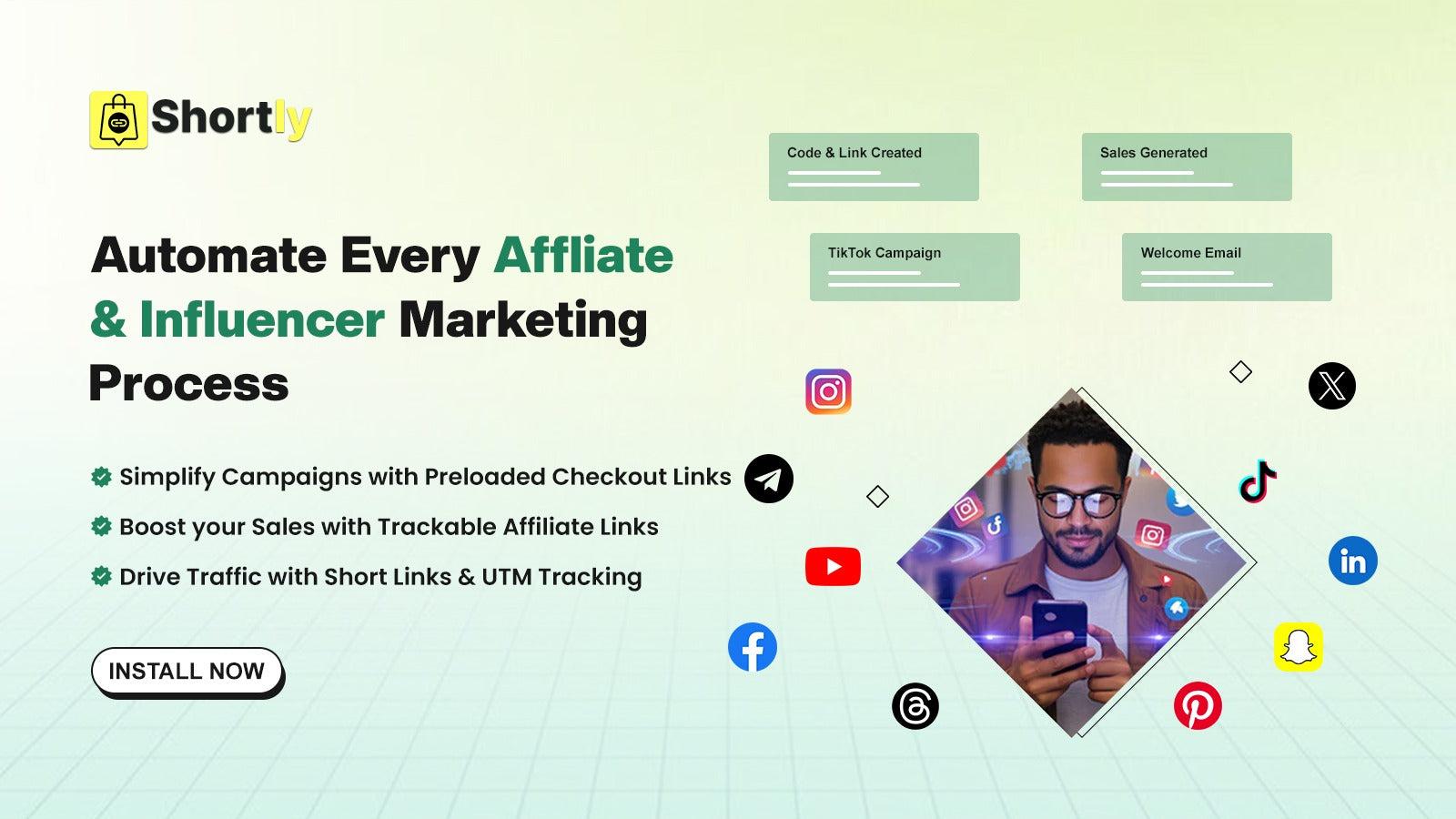 Influencers Marketing - Short link